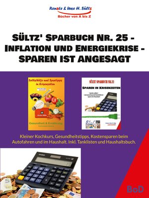 cover image of Sültz' Sparbuch Nr. 25--Inflation und Energiekrise--Sparen ist angesagt